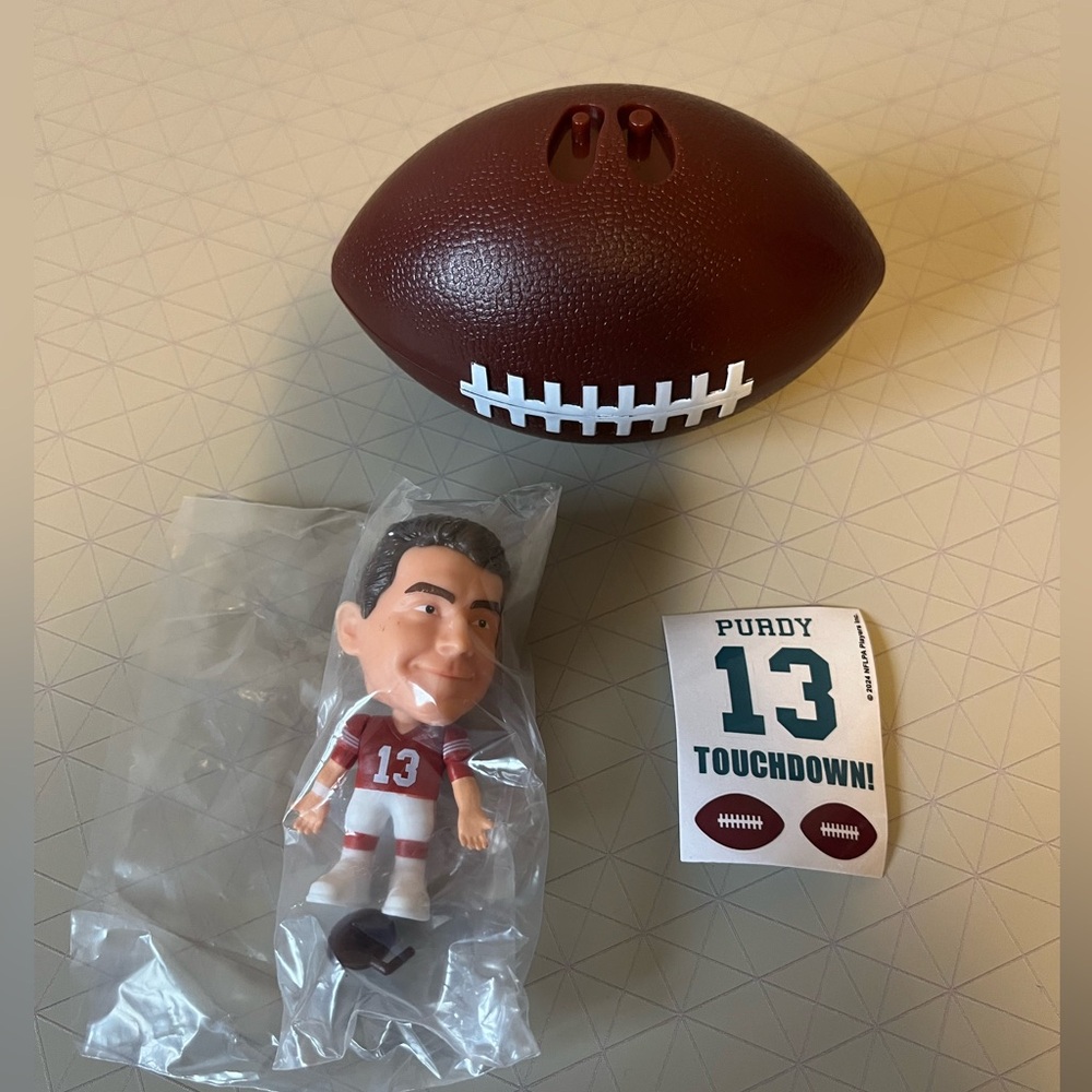 Brock Purdy Smols NFL Action Figure from Culture Fly